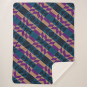 Aztec Pattern Sherpa Deken (Voorkant)