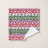 Aztec pattern, stripes. (Gant de toilette)