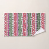 Aztec pattern, stripes. (Serviette à main)