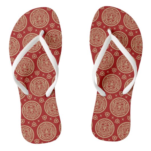 Aztec Pattern Teenslippers (Voetbed)