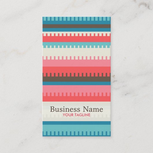 Aztec Pattern Visitekaartje (Voorkant)