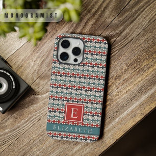Aztec personnalisable bleu sarcelle vert rouge gri