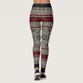 Aztec Print Leggings voor vrouwen (Achterkant)