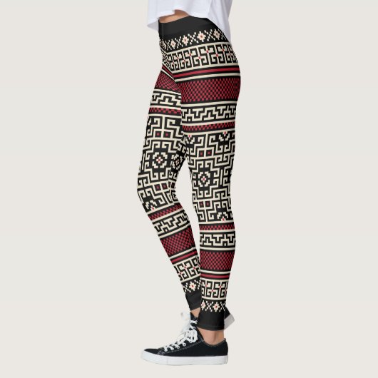Aztec Print Leggings voor vrouwen (Links)