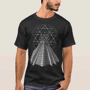 Aztec Pyramid Ancient Mayan Civilization History M T-shirt