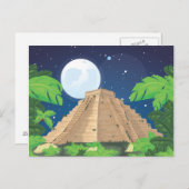 Aztec Pyramid Briefkaart (Voorkant / Achterkant)