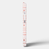 Aztec Roos Gold geometrisch monogram Case-Mate iPhone Case (Achterkant / Links)