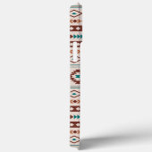 Aztec Rusts Blauwgroen Cream Mixed Motifs Pattern Case-Mate iPhone Case (Achterkant / Rechts)