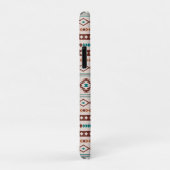 Aztec Rusts Blauwgroen Cream Mixed Motifs Pattern Case-Mate iPhone Case (Achterkant/rechts)