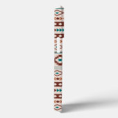 Aztec Rusts Blauwgroen Cream Mixed Motifs Pattern Case-Mate iPhone Case (Achterkant / Rechts)
