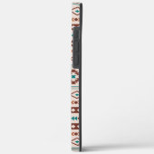 Aztec Rusts Blauwgroen Cream Mixed Motifs Pattern Case-Mate iPhone Case (Achterkant / Links)