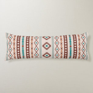 Aztec Rusts Blauwgroen Cream Mixed Motifs V Patter Lichaamskussen