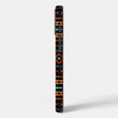 Aztec Rusts Blauwgroen zwarte gemengde motieven Case-Mate iPhone Case (Achterkant / Links)