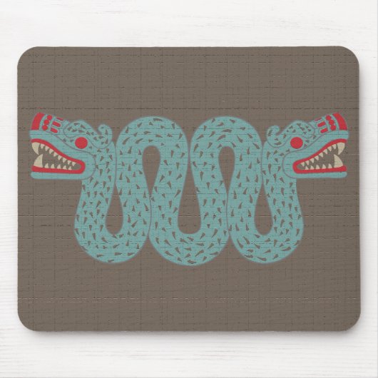 Aztec Serpent Mousepad Muismat (Voorkant)