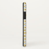 Aztec Shapes Pattern Blauwgroen Gold Cream Case-Mate iPhone Case (Achterkant / rechts)