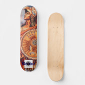 aztec skateboard (Voorkant)