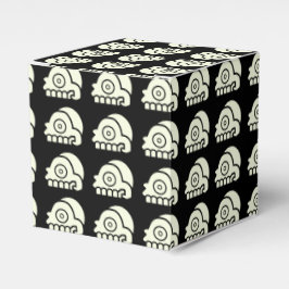 Aztec Skull Party Favor Box Bedankdoosjes