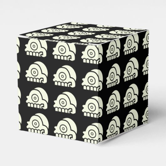 Aztec Skull Party Favor Box Bedankdoosjes (Voorkant Zijde)