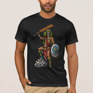Aztec Skull Warrior T-shirt