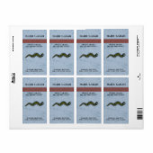 Aztec Snake Home Made Bierlabels Etiket (Full Sheet)