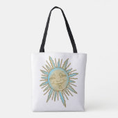 Aztec Souriant face soleil | SAC FOURRE-TOUT (Dos)