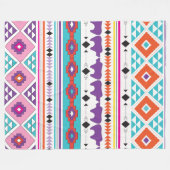 Aztec South West Pattern Fleece Deken (Voorkant (Horizontaal))