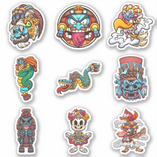 Aztec Sticker (Voorkant)