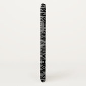 Aztec stileerde Ptn Blk & Grijze Case-Mate iPhone Case (Achterkant / rechts)