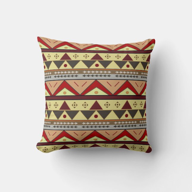 Aztec Style Pillow Kussen (Voorkant)