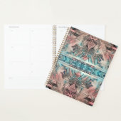 Aztec Sud-Ouest Pastel Rose Et Bleu (Devant avec enveloppe)