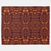 Aztec Sun Fire 17 Fleece Deken (Voorkant (Horizontaal))