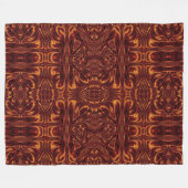 Aztec Sun Fire 22 Fleece Deken (Voorkant (Horizontaal))