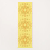 Aztec Sun Mandala Single Sided Yoga Mat (Voorkant)