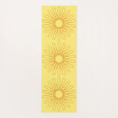 Aztec Sun Pattern Double Sided Yogamat (Achterkant)