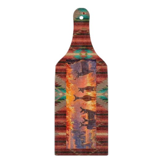 Aztec Sunset Snijplank (Voorkant)