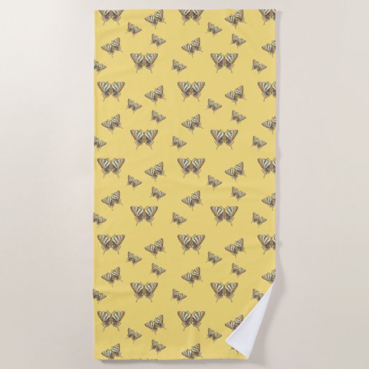 Aztec Swallowtail Badhanddoek (Voorkant)