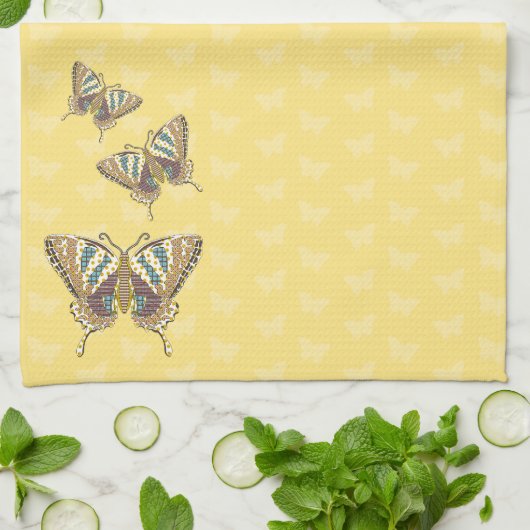 Aztec Swallowtail Handdoek (Gevouwen)