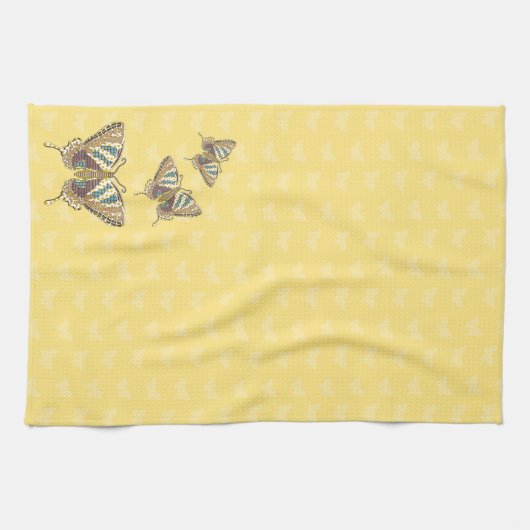 Aztec Swallowtail Handdoek (Horizontaal)