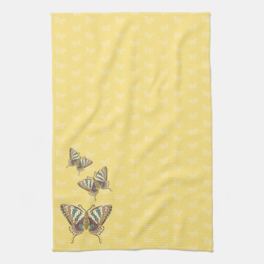 Aztec Swallowtail Handdoek (Verticaal)