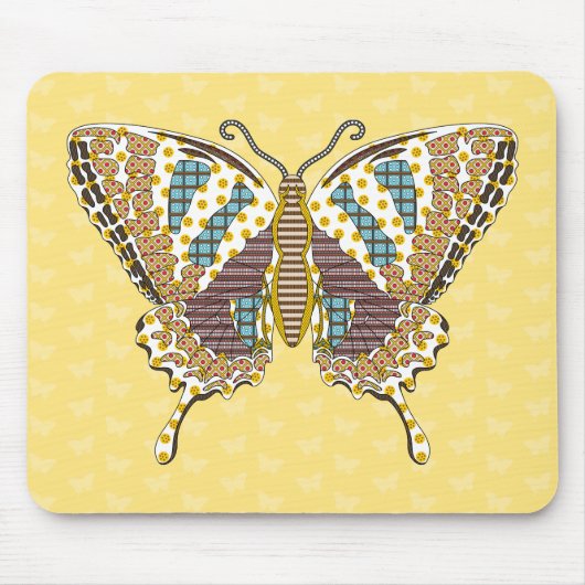 Aztec Swallowtail Mousepad Muismat (Voorkant)