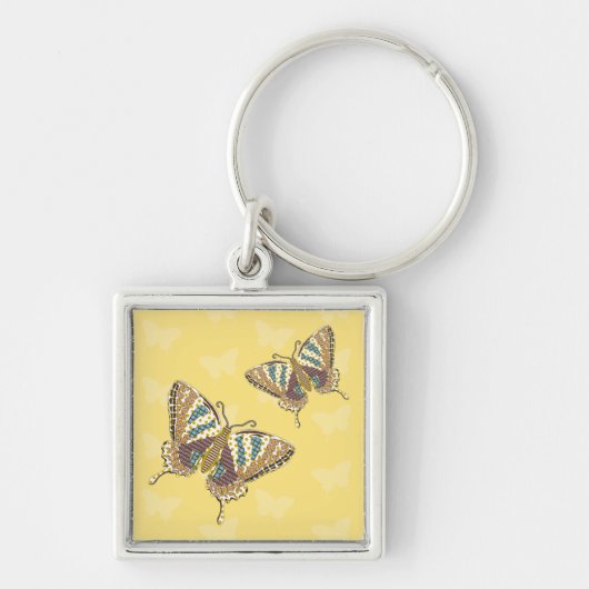 Aztec Swallowtail Sleutelhanger (Voorkant)