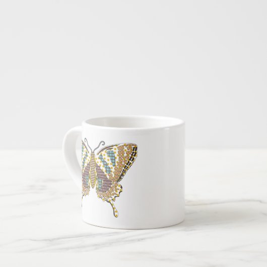 Aztec Swallowtail Specialty Mok (Voorkant links)