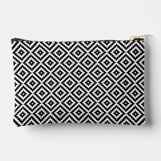 Aztec Symbol Block Pattern BW Etui (Achterkant)