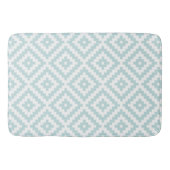 Aztec Symbool Blok PTN Eend Ei Blauw & Wit I Badmat (Voorkant)