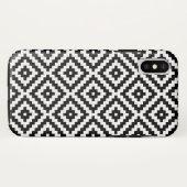 Aztec Symbool Blok Ptn zwart-wit I Case-Mate iPhone Case (Achterkant (horizontaal))