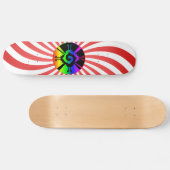 Aztec-symbool Skateboard (Horizontaal)