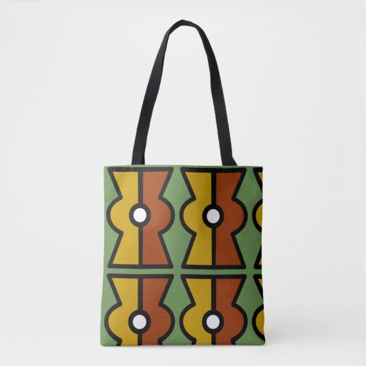 Aztec-Tas met olinesymbool (bewegend) Tote Bag (Voorkant)