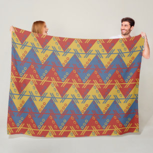 AZTEC TEXTILE FABRIKPATROON FLEECE DEKEN