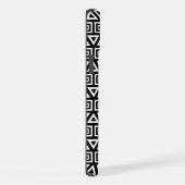 Aztec Triangles+Motif Carré blanc sur noir (Côté droit)
