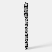 Aztec Triangles+Motif Carré blanc sur noir (Côté gauche)